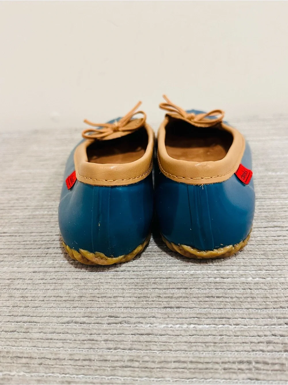 Chooka Duck Skimmer Waterproof Rain Boat Shoes Navy Blue Women's 8
